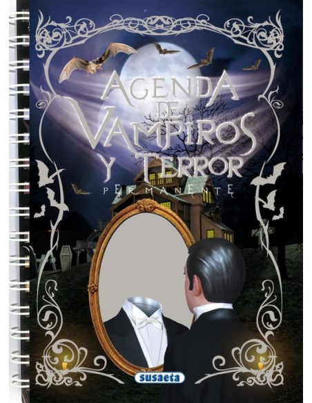 Agenda escolar permanente vampiros y terror