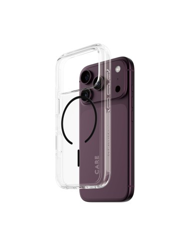CARE by ® Urban Explorer Case Transparent w. Black MagSafe iPhone 18 Pro | 17 Pro funda para teléfono móvil Transparente