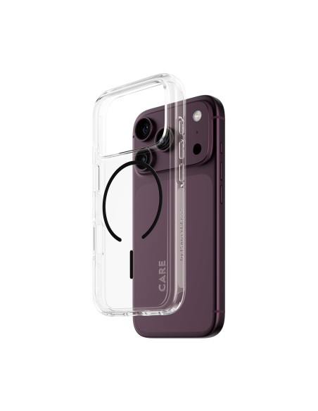 CARE by ® Urban Explorer Case Transparent w. Black MagSafe iPhone 18 Pro | 17 Pro funda para teléfono móvil Transparente