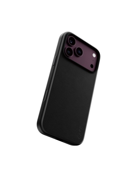 CARE by ® Solo Vegan Leather Case Black w. MagSafe iPhone 18 Pro Max | 17 Pro Max funda para teléfono móvil Negro