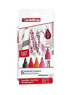 4500 marcador 5 pieza(s) Punta redonda Multicolor