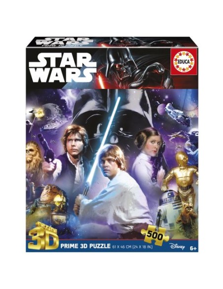 PUZZLE 3D LENTICULAR 500 PIEZAS STAR WARS