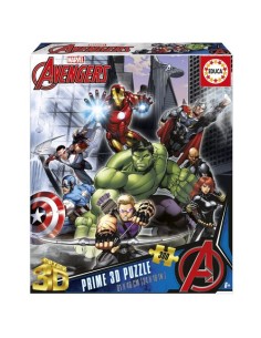 PUZZLE 3D LENTICULAR 300 PIEZAS MARVEL AVENGERS