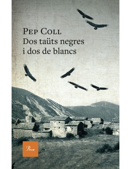 Dos tauts negres i dos de blancs