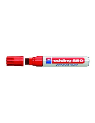 4-850 002 marcador permanente Punta de cincel Rojo 1 pieza(s)