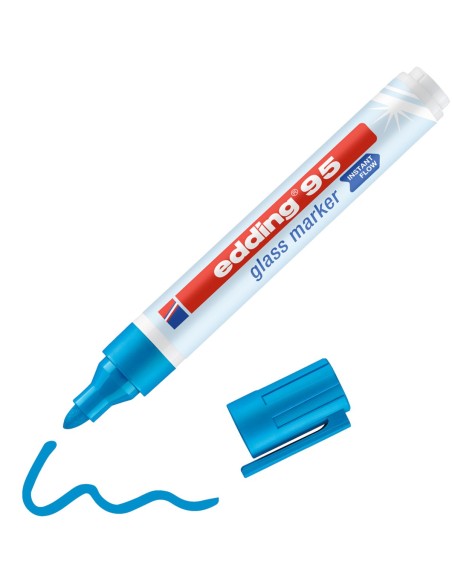 95 Glass marcador 1 pieza(s) Punta redonda Azul