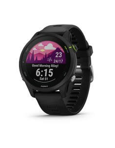 Forerunner 255 Music 3,3 cm (1.3") MIP 46 mm Digital 260 x 260 Pixeles Pantalla táctil Negro Wifi GPS (satélite)