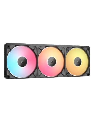 iCUE LINK RX360 II Unified Frame RGB PWM PC Fans Starter Kit Carcasa del ordenador Refrigerador de aire 12 cm Negro 1 pieza(s)