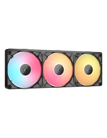 iCUE LINK RX360 II Unified Frame RGB PWM PC Fans Starter Kit Carcasa del ordenador Refrigerador de aire 12 cm Negro 1 pieza(s)