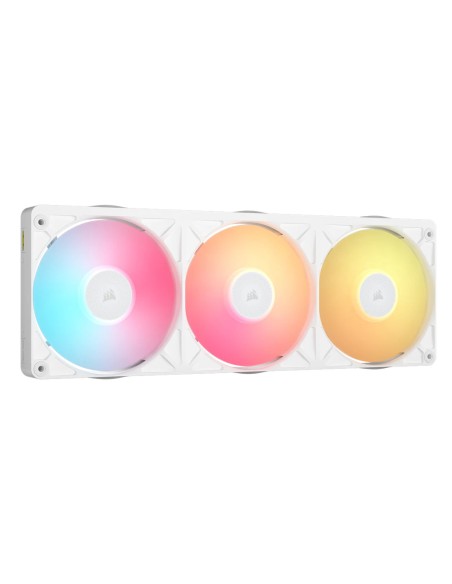 iCUE LINK RX360 II Unified Frame RGB PWM PC Fans Starter Kit Carcasa del ordenador Refrigerador de aire 12 cm Blanco 1 pieza(s)