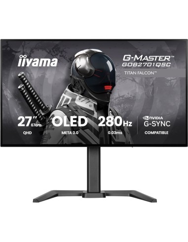 G-MASTER GOB2701QSC-B1 pantalla para PC 68,6 cm (27") 2560 x 1440 Pixeles 2K Ultra HD OLED Negro
