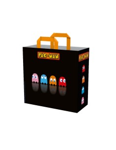 KX PACMAN SHOPPING BAG BLACK Negro Bolso grande