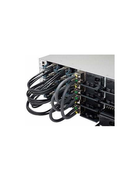 STACK-T1-50CM Cable de fibra óptica e InfiniBand 0,5 m StackWise-480 Negro