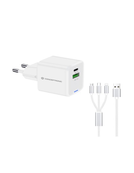 ALTHEA16W cargador de dispositivo móvil Universal Blanco Corriente alterna Carga rápida Interior