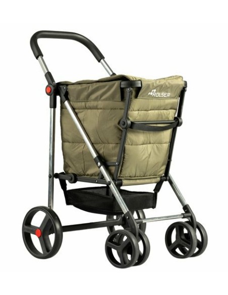 BAS001-1005 bolsa de compras Caqui Bolsa para carrito de la compra