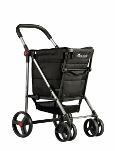 BAS001-1023 bolsa de compras Negro Bolsa para carrito de la compra