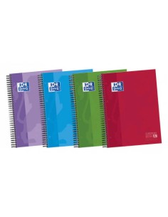CUADERNO EUROPEANBOOK 4 TAPA EXTRADURA A4+ 120 HOJAS 5X5 COLORES SURTIDOS CON SEPARADORES-50% HOJAS GRATIS OXFORD 400027275 Pack