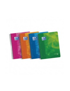 CUADERNO EUROPEANBOOK 4 TAPA PLASTICO A4+ 120 HOJAS  CON SEPARADORES-50% HOJAS GRATIS OXFORD - Pack de 5 Unidades - 400027277