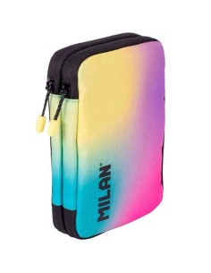 MILAN PLUMIER 2 PISOS CON CONTENIDO COLECCIÓN SUNSET NEGRO