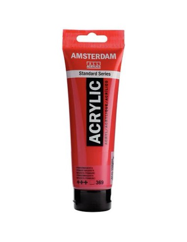 TALENS AMSTERDAM STANDARD SERIES COLORES ACRÍLICOS TUBO 120ML MAGENTA PRIMARIO