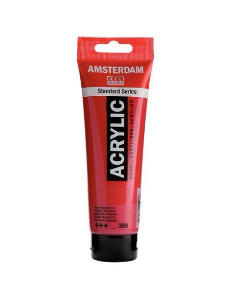 TALENS AMSTERDAM STANDARD SERIES COLORES ACRÍLICOS TUBO 120ML MAGENTA PRIMARIO
