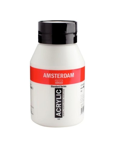 TALENS AMSTERDAM STANDARD SERIES COLORES ACRÍLICOS BOTE 1000ML BLANCO DE TITANIO