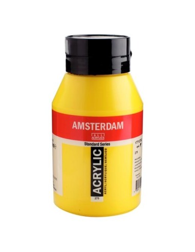 TALENS AMSTERDAM STANDARD SERIES COLORES ACRÍLICOS BOTE 1000ML AMARILLO PRIMARIO