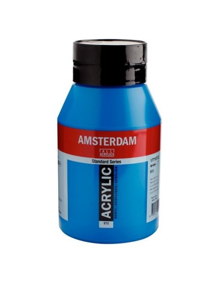 TALENS AMSTERDAM STANDARD SERIES COLORES ACRÍLICOS BOTE 1000ML CIAN PRIMARIO