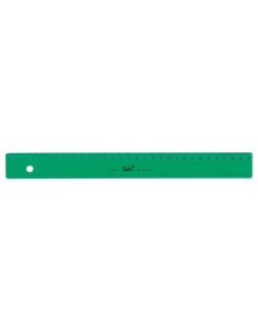 C 20 REGLAS 30CM METACRILATO VERDE SAFTA