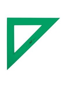 C 20 ESCUADRAS 30CM METACRILATO VERDE SAFTA