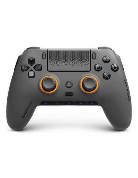 Omega Gris, Acero Bluetooth/USB Gamepad Analógico/Digital PlayStation 5, PC