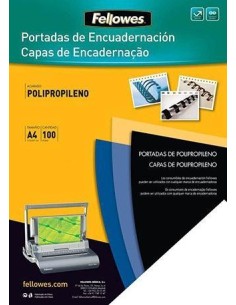PACK 100 PORTADAS POLIPROPILENO TRANSLUCIDO 450 MICRAS A4 FELLOWES 54770