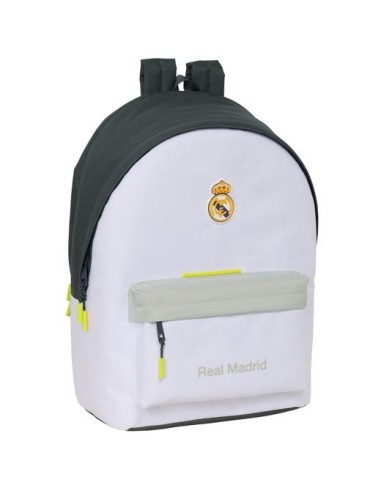 SAFTA MOCHILA DOBLE PARA PORTATIL 15,6+USB REAL MADRID EQUIPACIÓN 25/26
