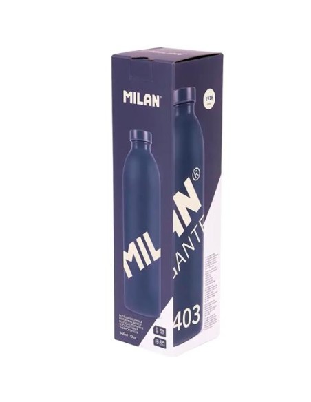 MILAN BOTELLA ISOTÉRMICA ACERO INOXIDABLE 0,946L MILAN GIGANTE 403 SINCE 1918 AZUL