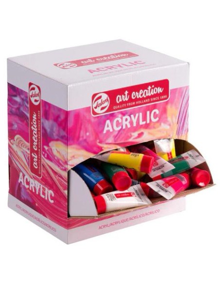 TALENS ART CREATION PINTURA ACRÍLICA PRIMARY TUBO 12ML CAJA DISPENSADORA 100 UD