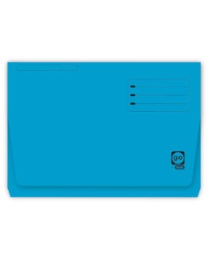 SUBCARPETA CON BOLSA Y SOLAPA INTENSAS 320 GRS FOLIO COLOR AZUL GIO 400040682