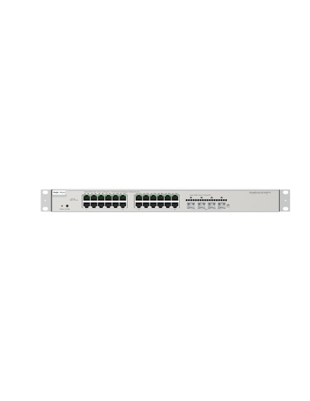 RG-NBS5200-24GT4XS-P switch Gestionado L3 Gigabit Ethernet (10/100/1000) Energía sobre Ethernet (PoE) Gris