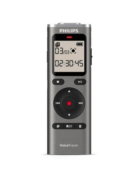 PHILIPS GRABADORA DIGITAL 8GB Y CONEXION USB-A C/ ENTRADA MICRO SD