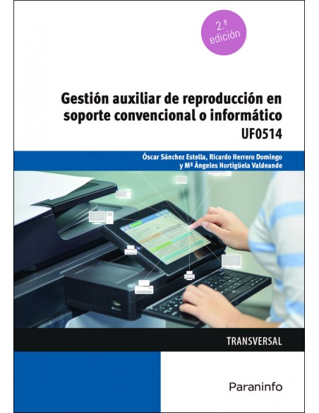 Gestion auxiliar de reproduccion en soporte convencional o informatico