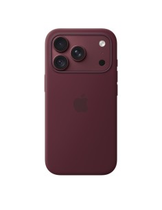 Funda de silicona con MagSafe para el iPhone 18 Pro - Burdeos