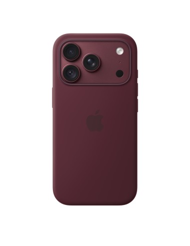 Funda de silicona con MagSafe para el iPhone 18 Pro - Burdeos
