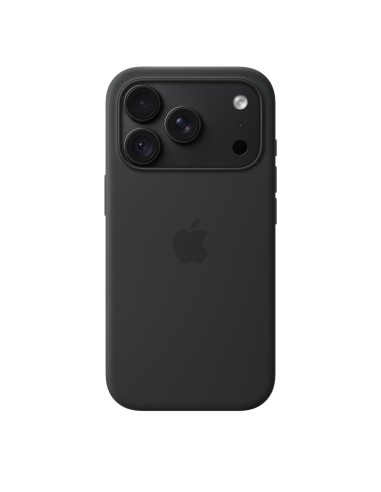 Funda de silicona con MagSafe para el iPhone 18 Pro - Negro