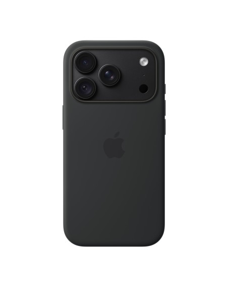 Funda de silicona con MagSafe para el iPhone 18 Pro - Negro