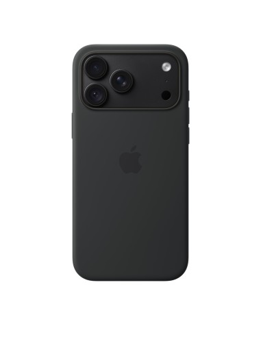 Funda de silicona con MagSafe para el iPhone 18 Pro Max - Negro