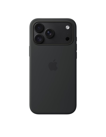 Funda de silicona con MagSafe para el iPhone 18 Pro Max - Negro