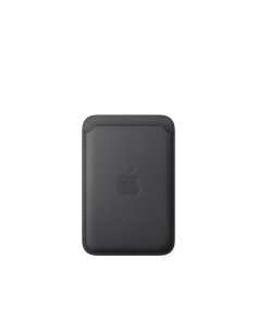Cartera de trenzado fino con MagSafe para el iPhone - Negro