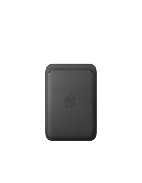 Cartera de trenzado fino con MagSafe para el iPhone - Negro