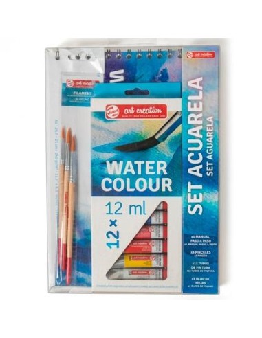 TALENS ART CREATION SET ACUARELA 12 TUBOS X 12ML COLORES SURTIDOS - Color no elegible