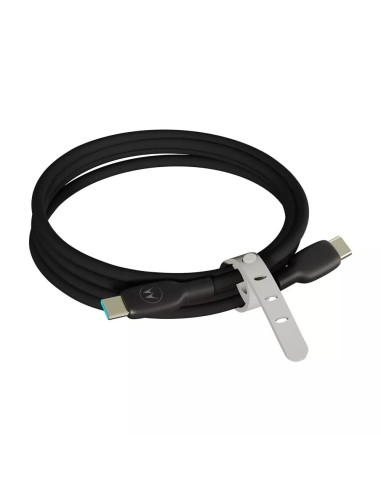 MOTOROLA CABLE USB 2.0 5A 100W TIPO USB-C/M - USB-C/M NEGRO 2,0M