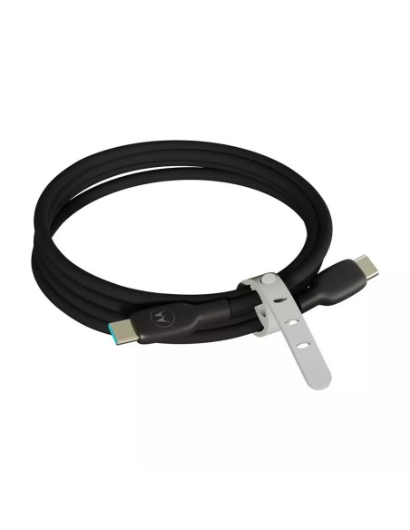 MOTOROLA CABLE USB 2.0 5A 100W TIPO USB-C/M - USB-C/M NEGRO 2,0M